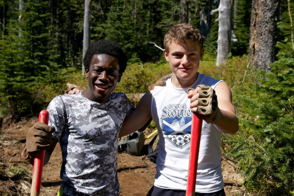 St. George's School Trail Day at Mt. Spokane