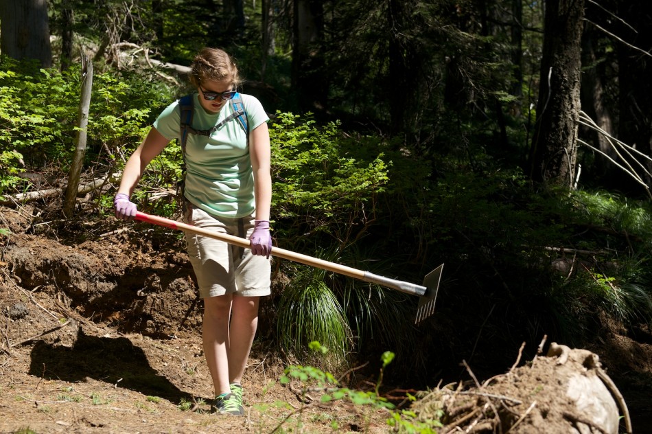 St. George's School Trail Day at Mt. Spokane