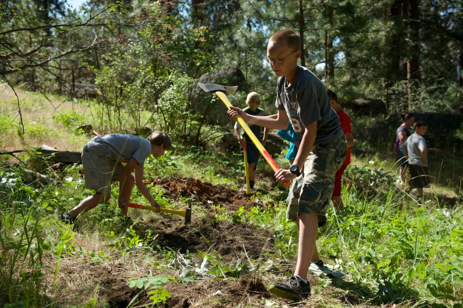 City School Trail Day at Camp Sekani