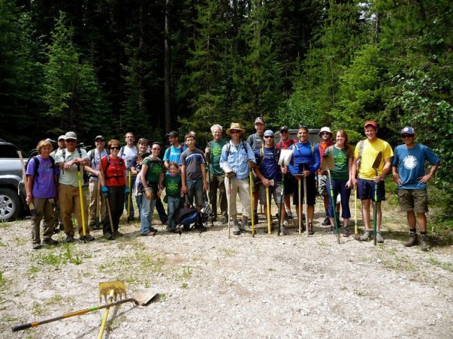 The group after finishing work on Stickpin