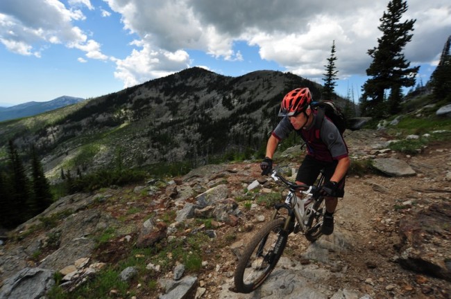 climbing around Sherman Peak