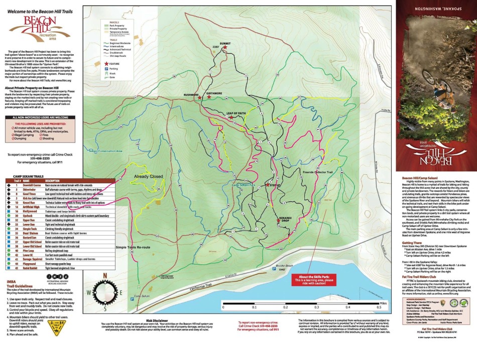 Trail Revisions at Camp Sekani in Spokane